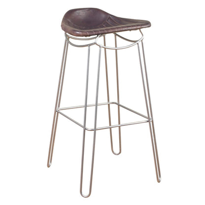 Artisan Breakfast Bar Stool Genuine Leather