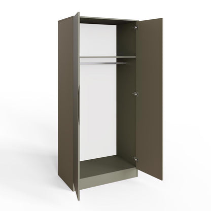 Luno 2 Door Double Wardrobe - Ash Green