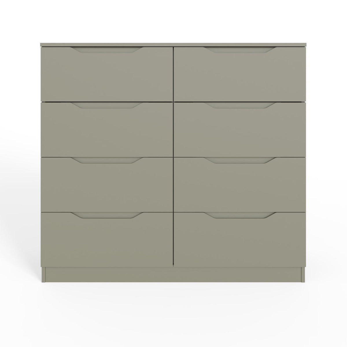 Luno 8 Drawer Chest Of Drawers - Ash Green