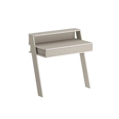 Cowork Modern Desk Sandstone Wall Mounted With Drawer 94cm Wide