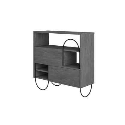 Norfolk Shoe Cabinet Retro Grey