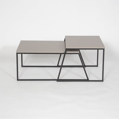 Pal Modern Coffee Table Mocha Grey