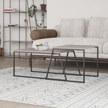 Pal Modern Coffee Table Mocha Grey