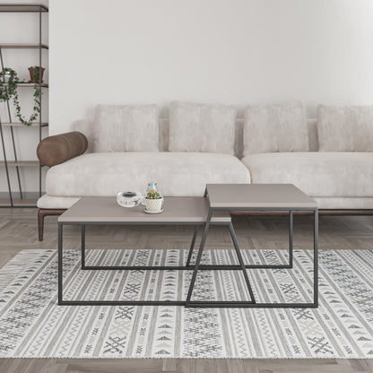 Pal Modern Coffee Table Mocha Grey