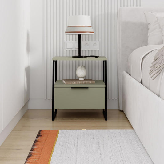 Pal Modern Nightstand Ash Green