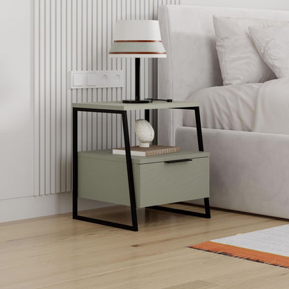 Pal Modern Nightstand Ash Green