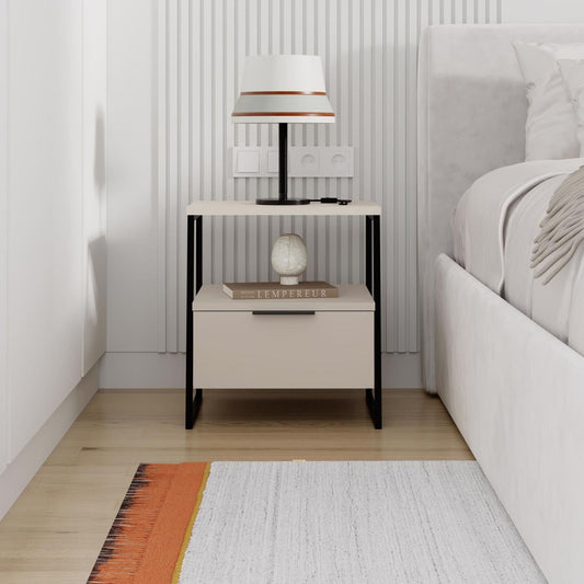 Pal Modern Nightstand Sandstone