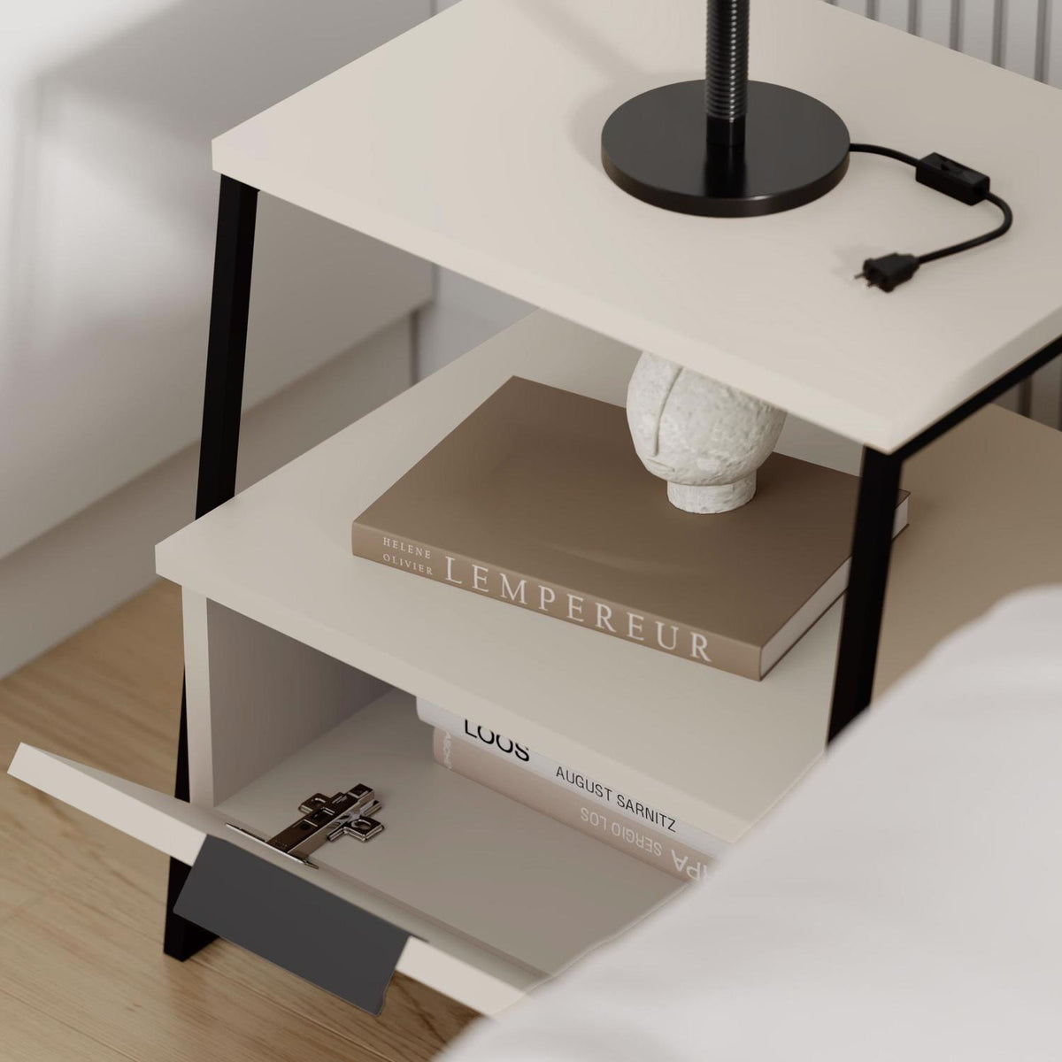 Pal Modern Nightstand Sandstone