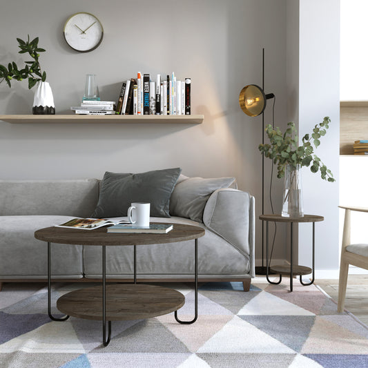 Corro Modern Coffee Table Dark Coffee
