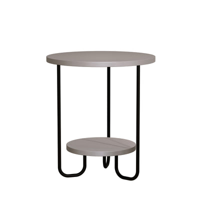Corro Modern Side End Table Mocha Grey