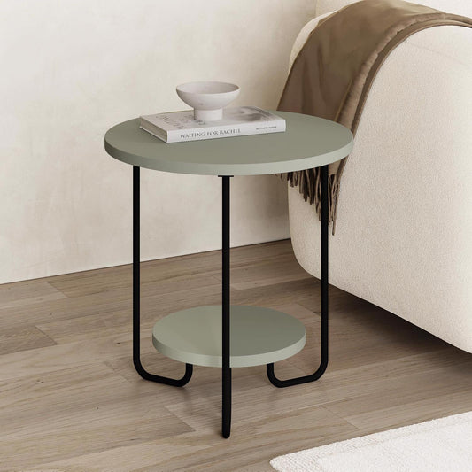 Corro Modern Side End Table Ash Green