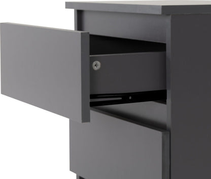 Malvern 3 Drawer Bedside – Multiple Finishes