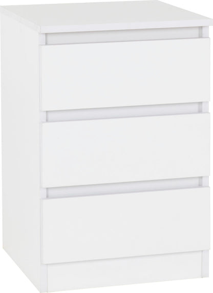 Malvern 3 Drawer Bedside – Multiple Finishes