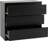 Black / 3 Drawer