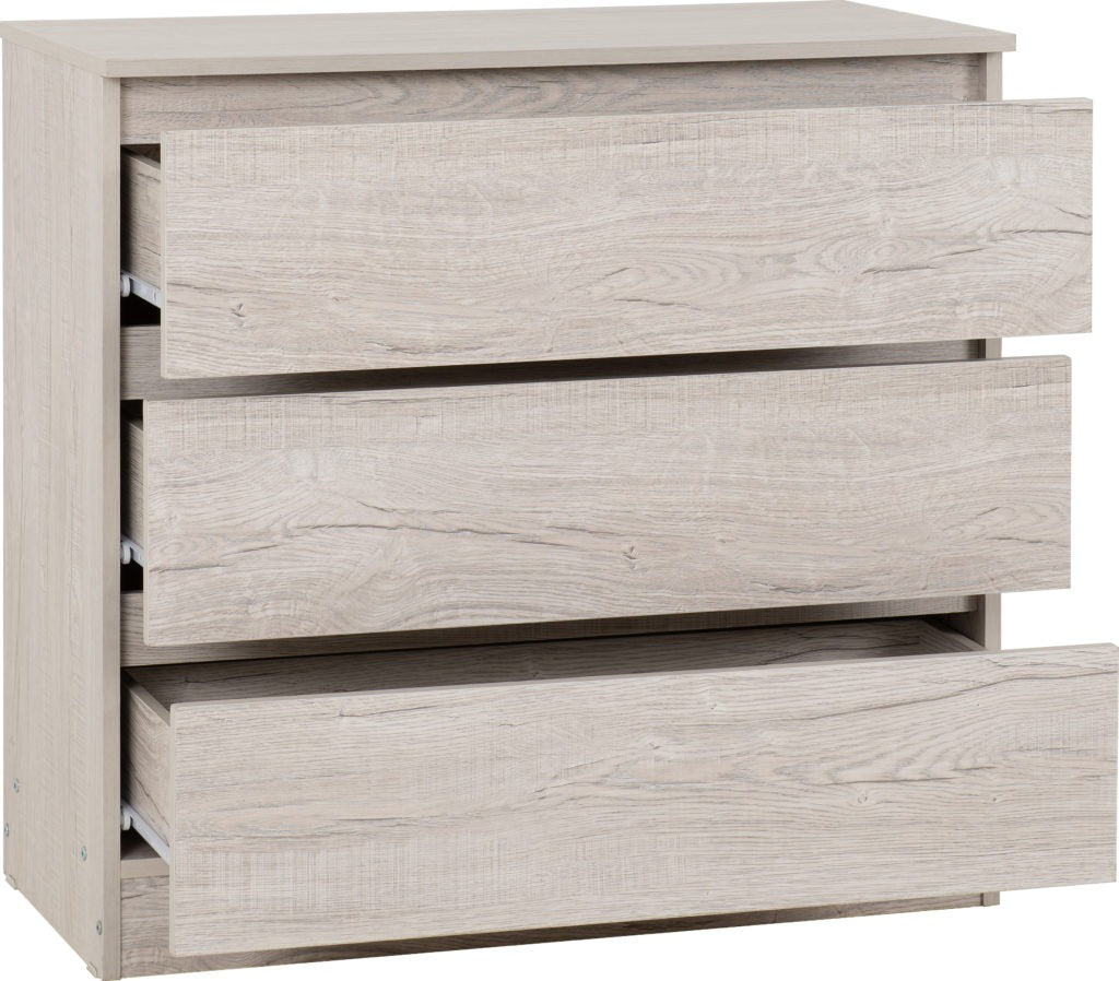 Malvern 3 Drawer Chest – Multiple Finishes