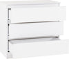 White / 3 Drawer