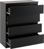 Black / 4 Drawer