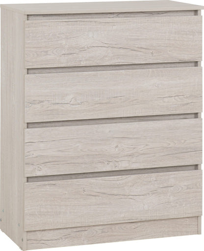Malvern 4 Drawer Chest – Multiple Finishes