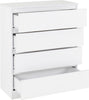 White / 4 Drawer
