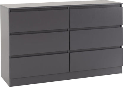 Malvern 6 Drawer Chest - Multiple Finishes
