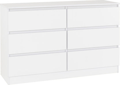 Malvern 6 Drawer Chest - Multiple Finishes
