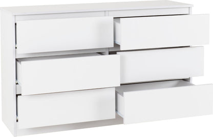 Malvern 6 Drawer Chest - Multiple Finishes