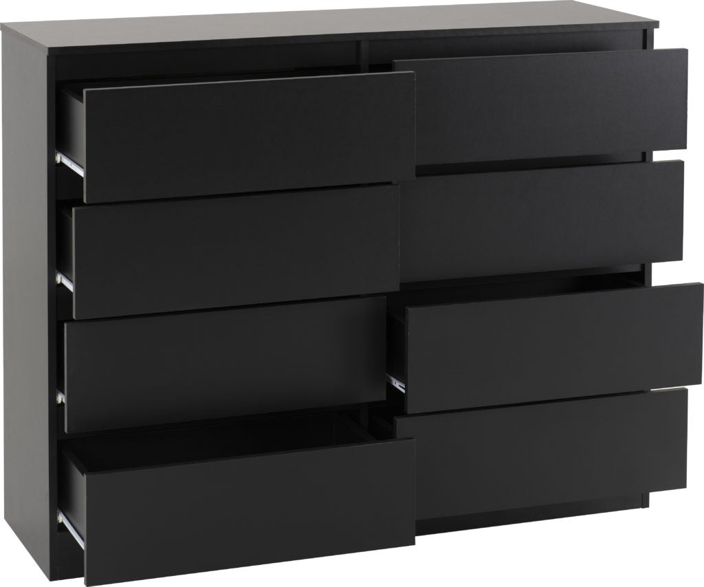 Malvern 8 Drawer Chest - Multiple Finishes