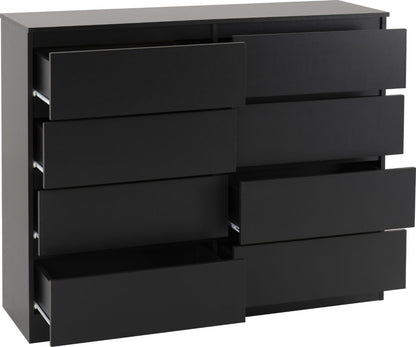 Malvern 8 Drawer Chest - Multiple Finishes