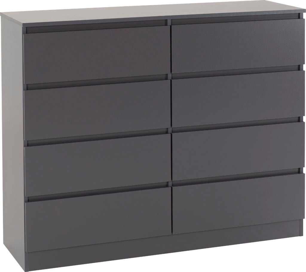 Malvern 8 Drawer Chest - Multiple Finishes