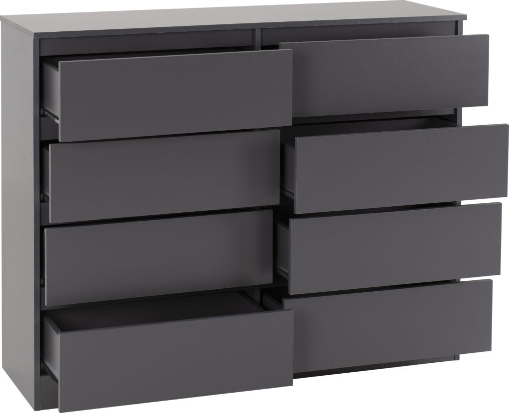 Malvern 8 Drawer Chest - Multiple Finishes