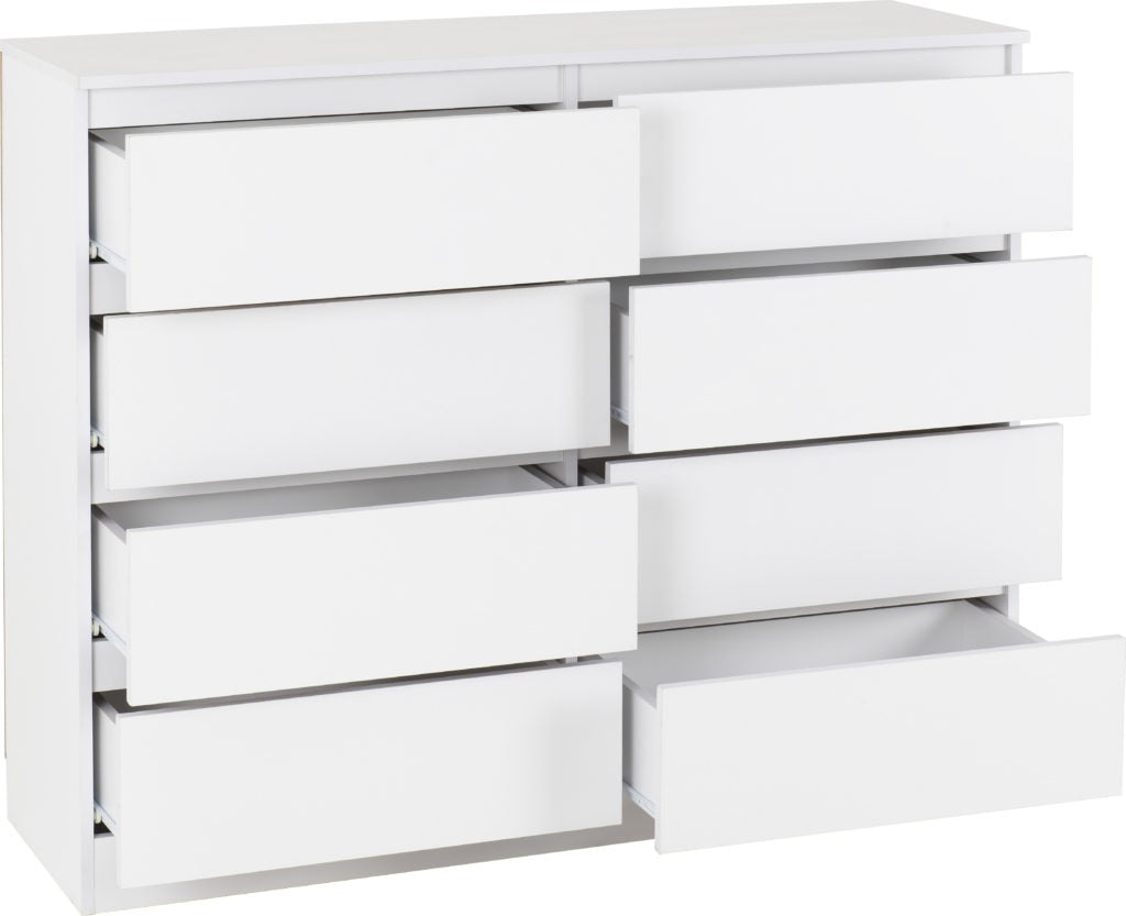 Malvern 8 Drawer Chest - Multiple Finishes