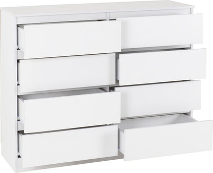 Malvern 8 Drawer Chest - Multiple Finishes