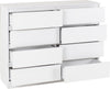 White / 8 Drawer