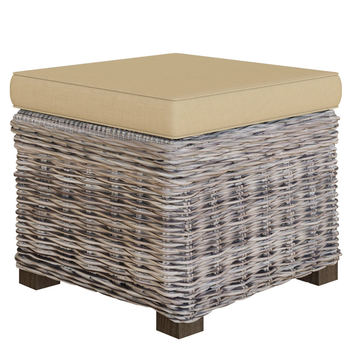 Maya Handmade Kubu Rattan Small Storage Stool