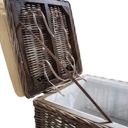 Maya Handmade Kubu Rattan Small Storage Stool
