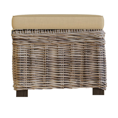 Maya Handmade Kubu Rattan Small Storage Stool