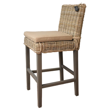 Maya Bar Stools Greywash Set of 2