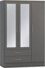3D Effect Grey / 3 Door