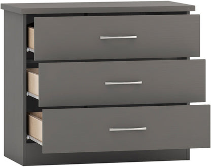 Nevada 3 Drawer Chest – Multiple Finishes