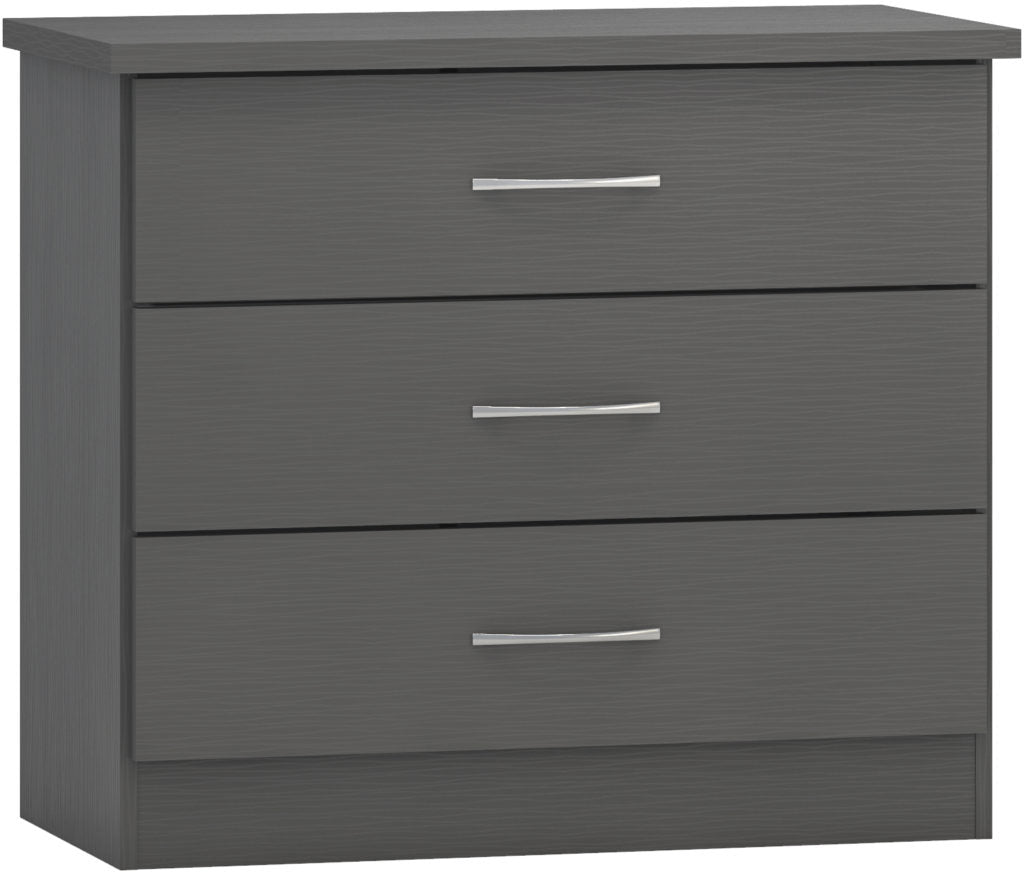 Nevada 3 Drawer Chest – Multiple Finishes