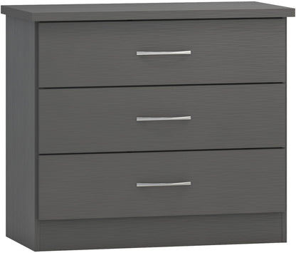 Nevada 3 Drawer Chest – Multiple Finishes
