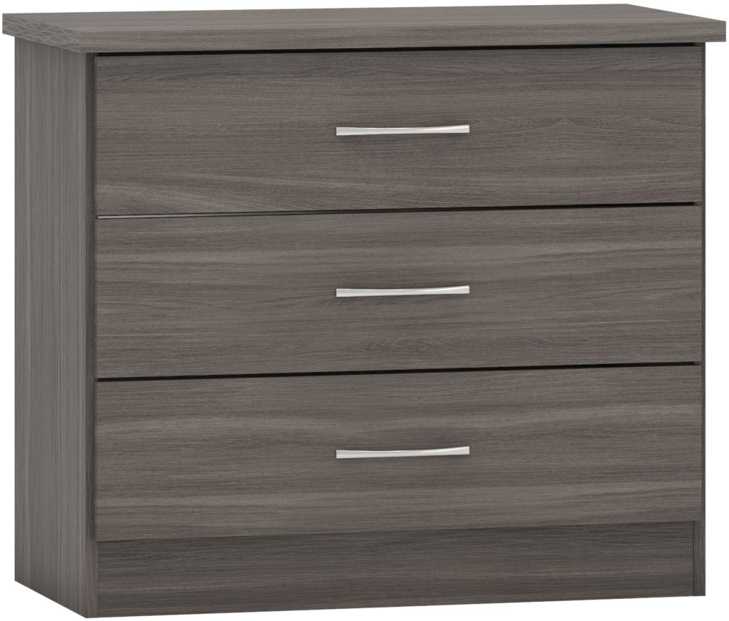Nevada 3 Drawer Chest – Multiple Finishes