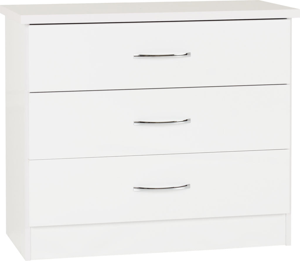 Nevada 3 Drawer Chest – Multiple Finishes