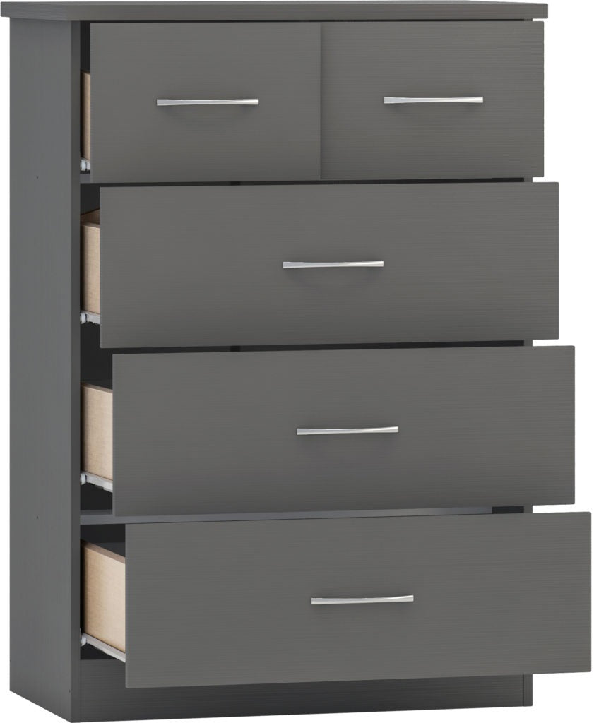 Nevada 3+2 Drawer Chest – Multiple Finishes