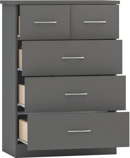 Nevada 3+2 Drawer Chest – Multiple Finishes