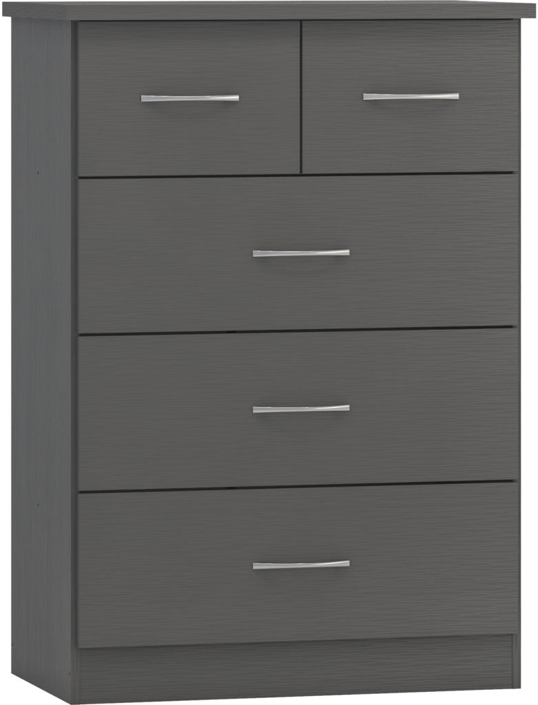 Nevada 3+2 Drawer Chest – Multiple Finishes