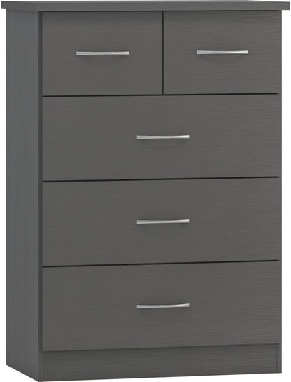 Nevada 3+2 Drawer Chest – Multiple Finishes