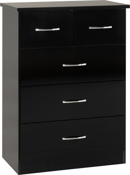 Nevada 3+2 Drawer Chest – Multiple Finishes