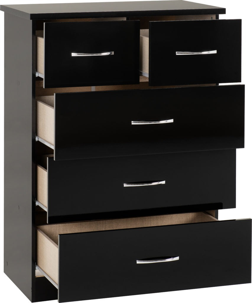 Nevada 3+2 Drawer Chest – Multiple Finishes