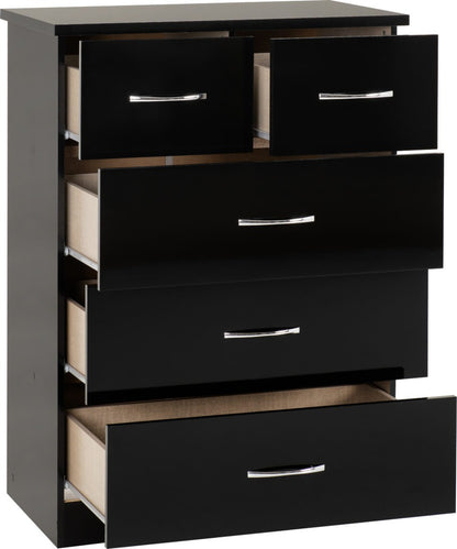 Nevada 3+2 Drawer Chest – Multiple Finishes